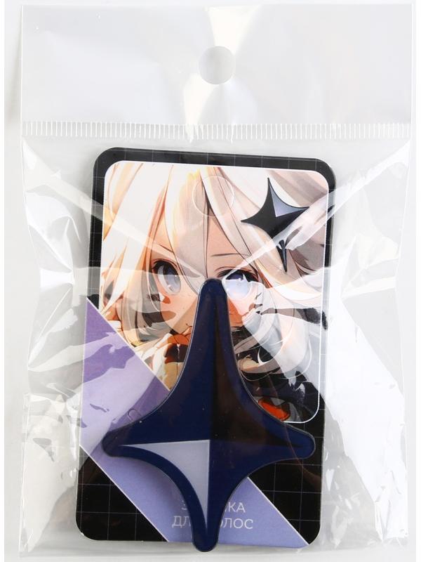 Заколка для волос на открытке