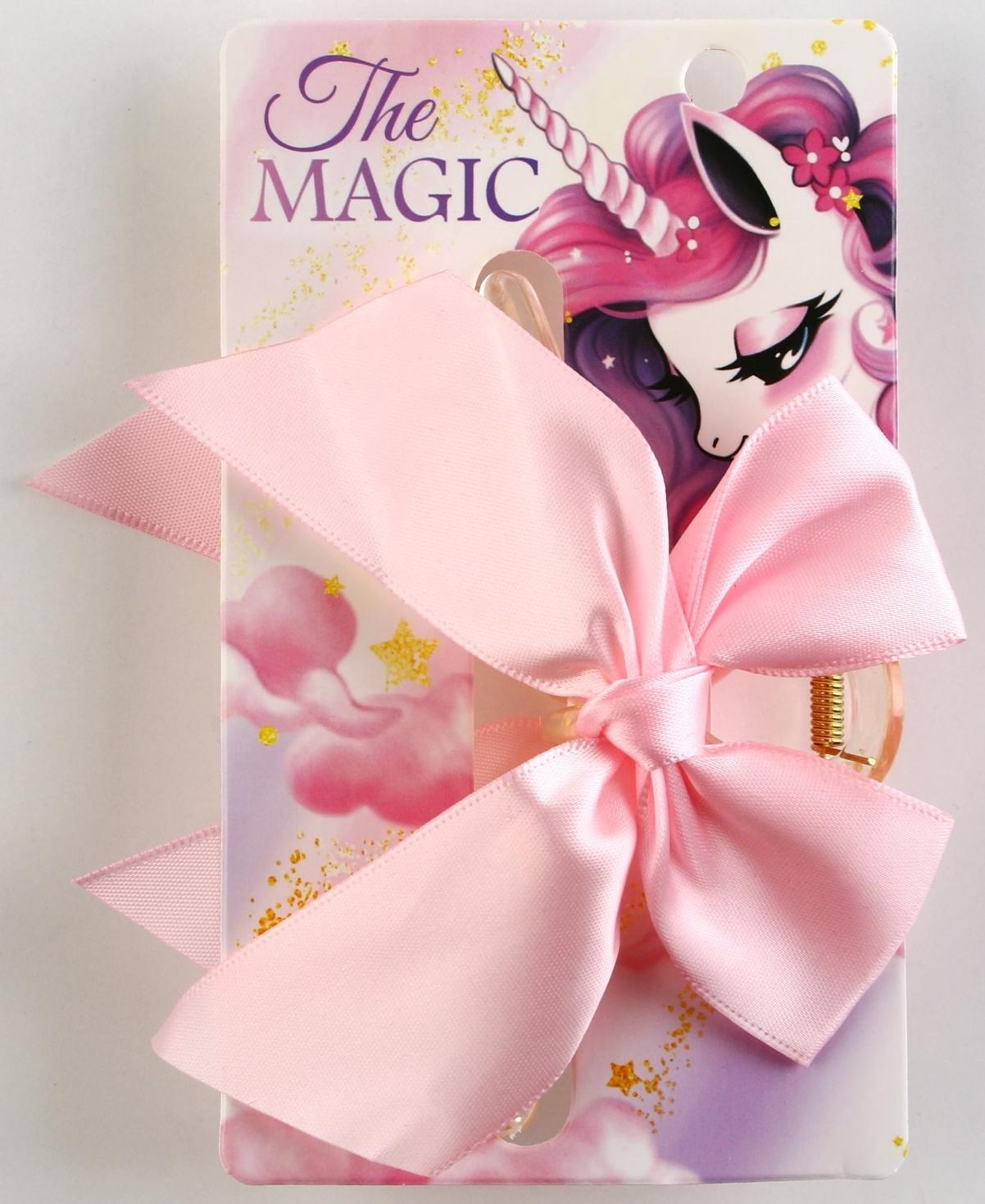 Краб для волос с бантом The magic, 8 х 3 х 2.5 см