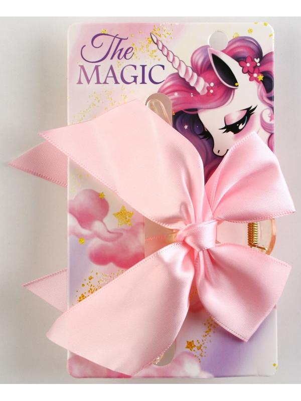 Краб для волос с бантом The magic, 8 х 3 х 2.5 см