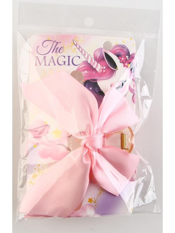 Краб для волос с бантом The magic, 8 х 3 х 2.5 см