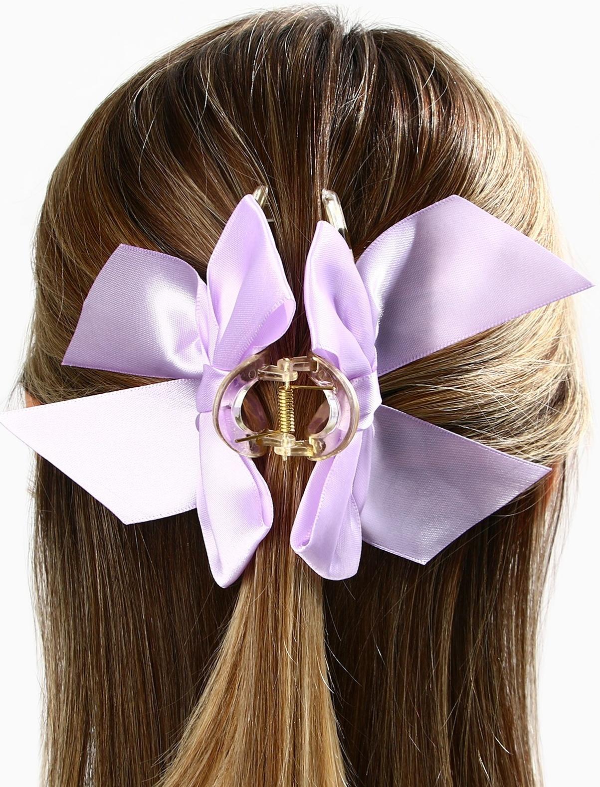 Краб для волос с бантом Mood is good, 8 х 3 х 2.5 см