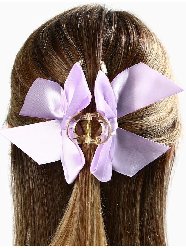 Краб для волос с бантом Mood is good, 8 х 3 х 2.5 см