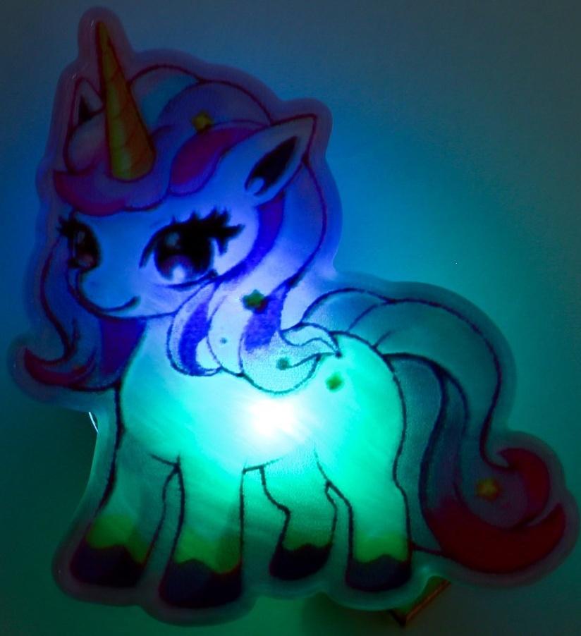 Заколка для волос светящаяся 