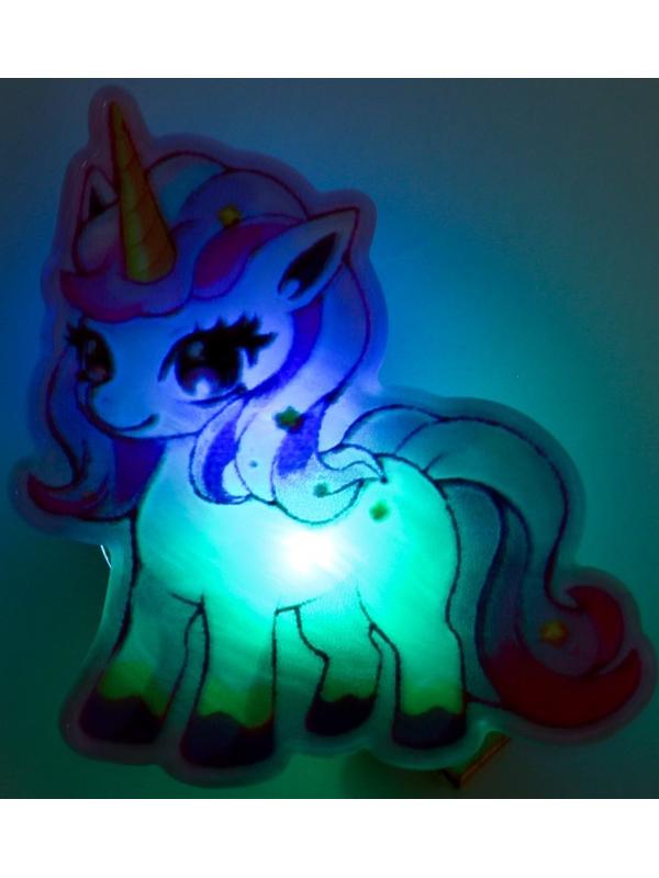 Заколка для волос светящаяся 