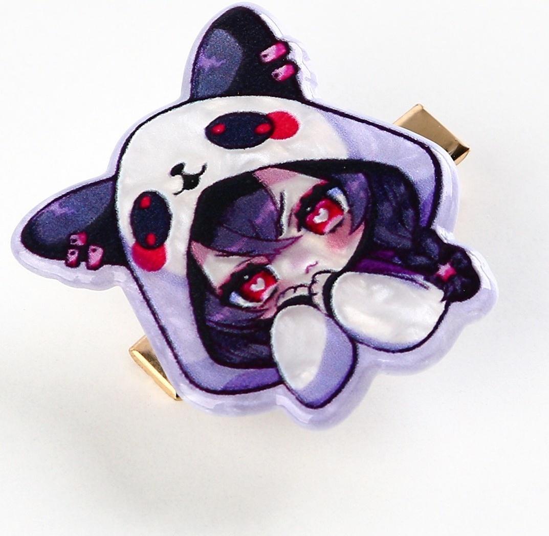 Заколка для волос светящаяся 