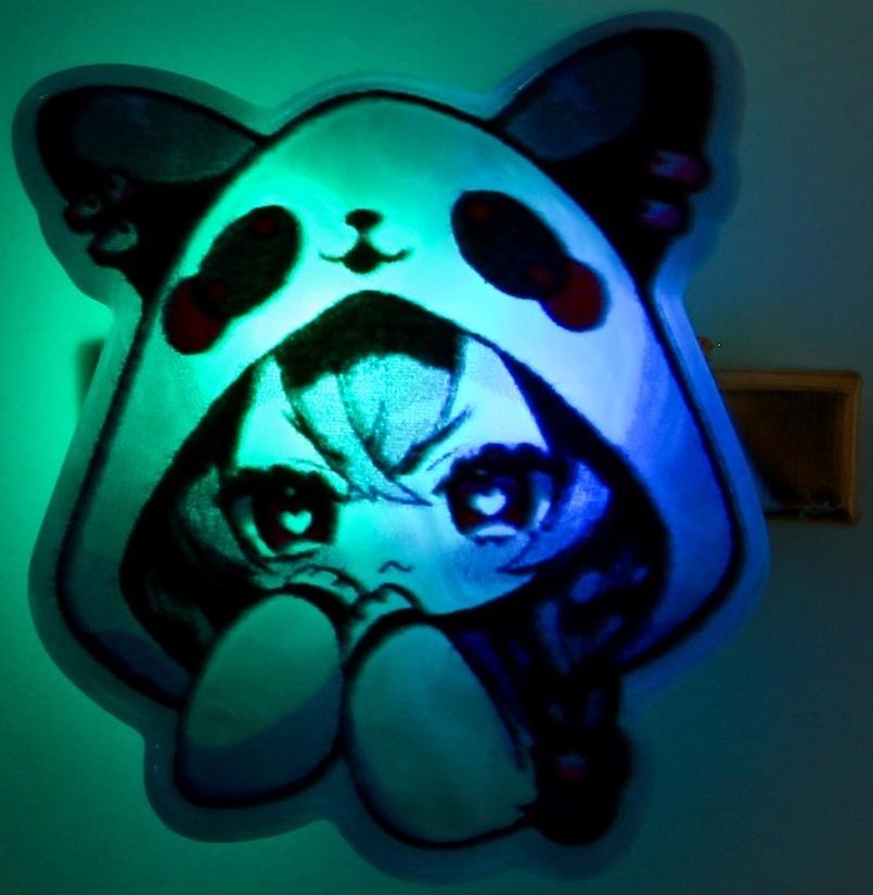 Заколка для волос светящаяся 