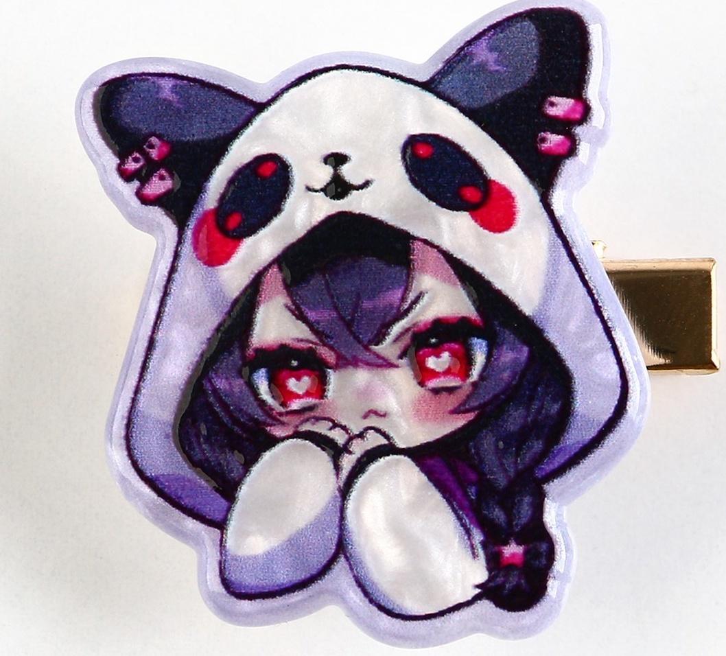 Заколка для волос светящаяся 