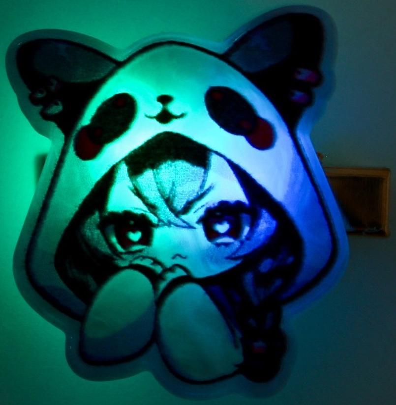 Заколка для волос светящаяся 