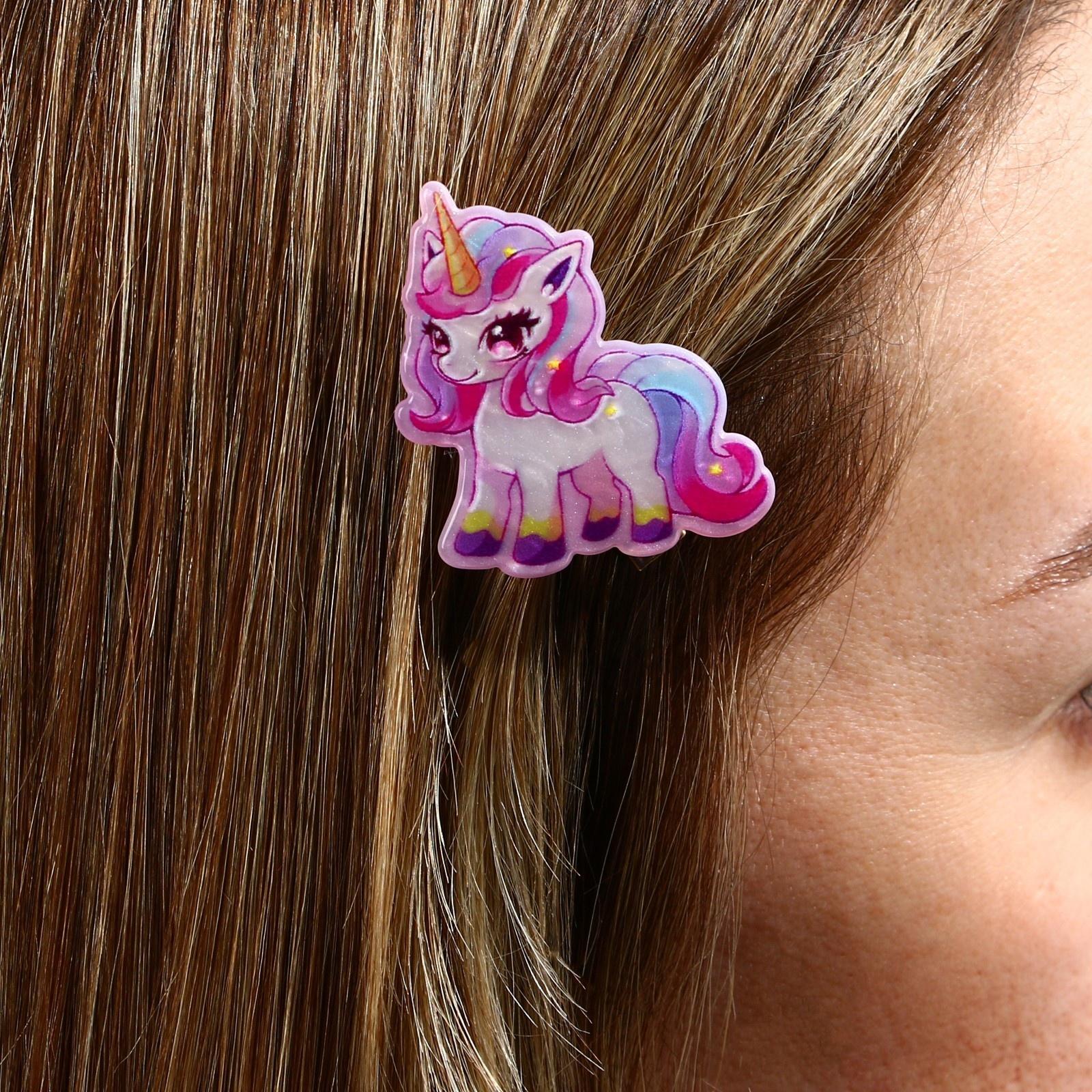 Заколка для волос вертящаяся 