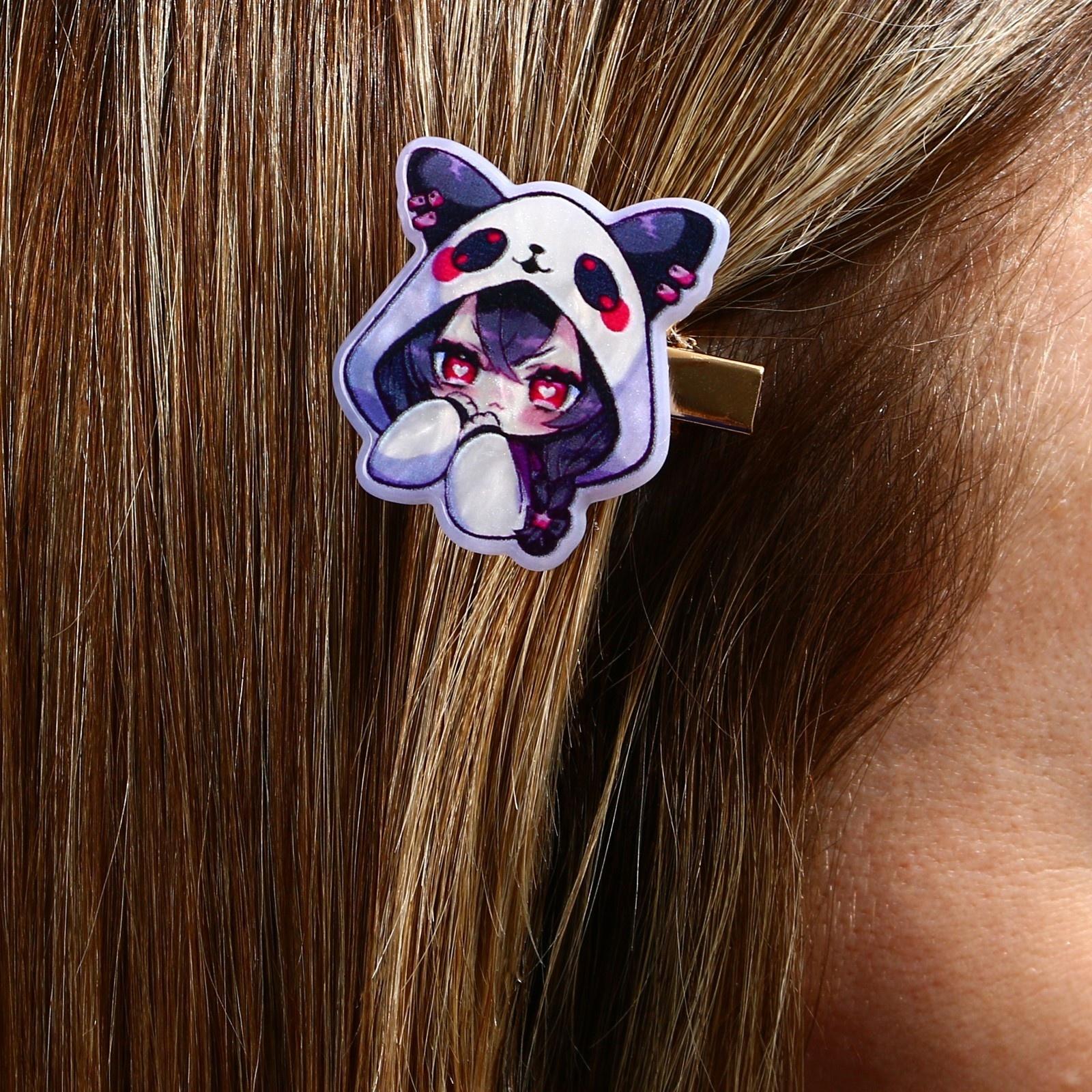 Заколка для волос вертящаяся 