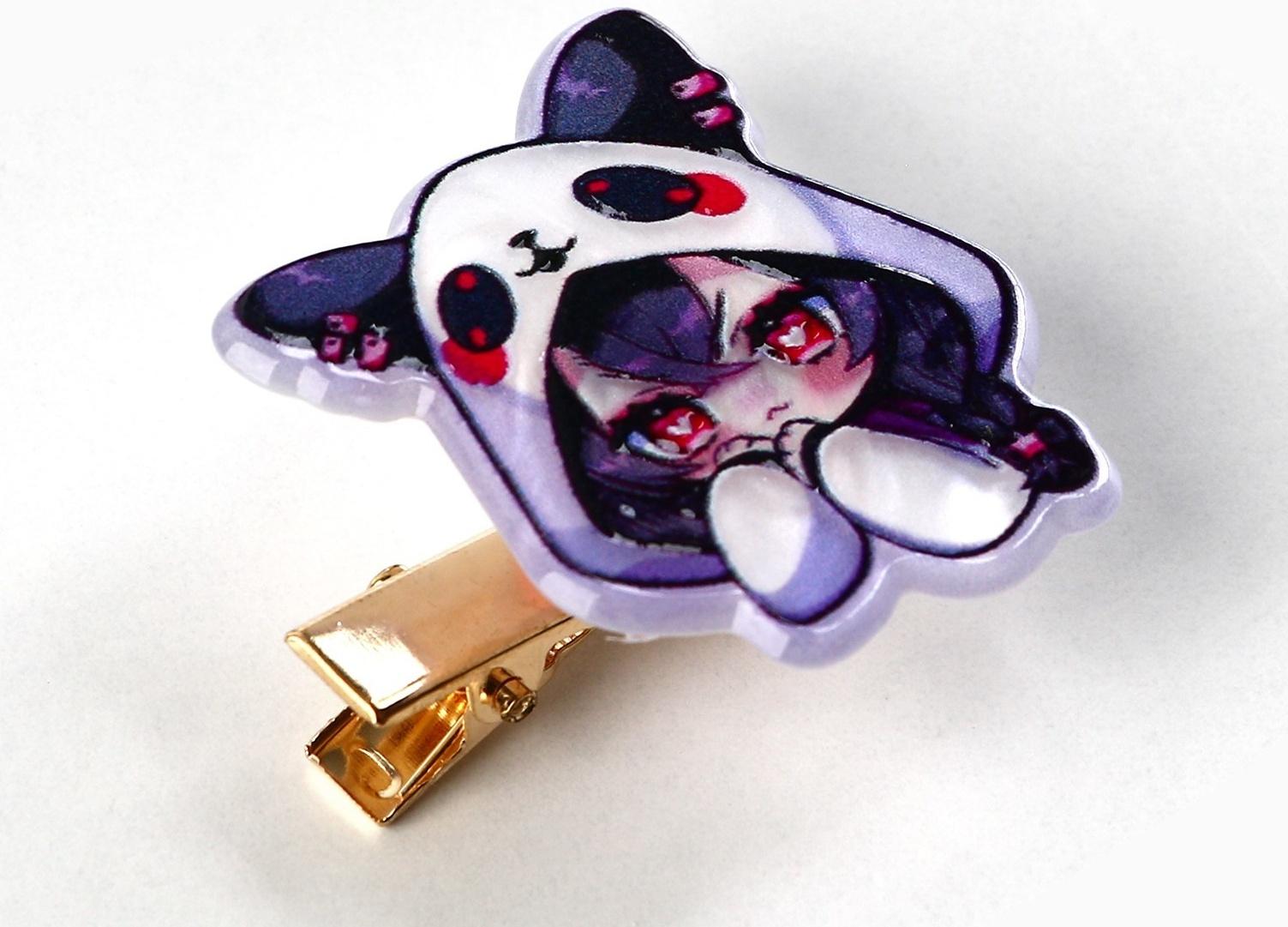 Заколка для волос вертящаяся 