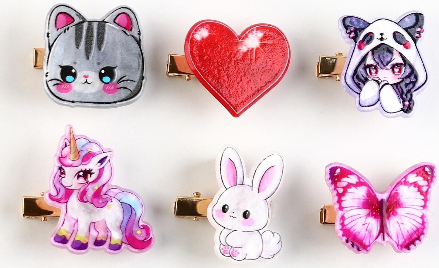 Заколка для волос вертящаяся 