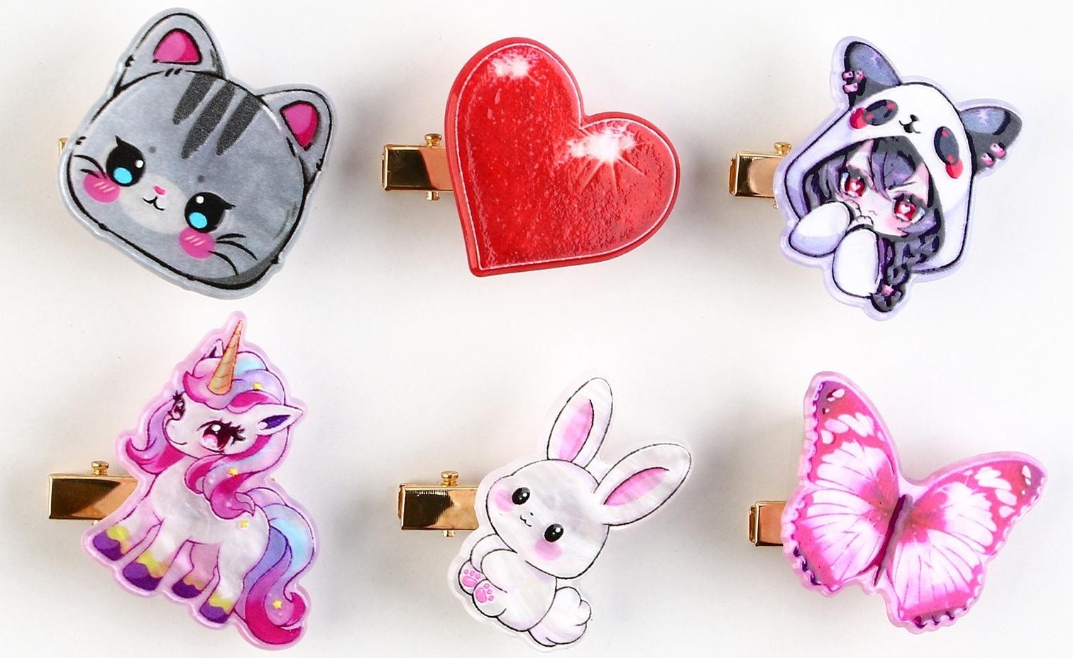 Заколка для волос вертящаяся 