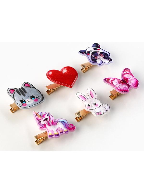 Заколка для волос вертящаяся 