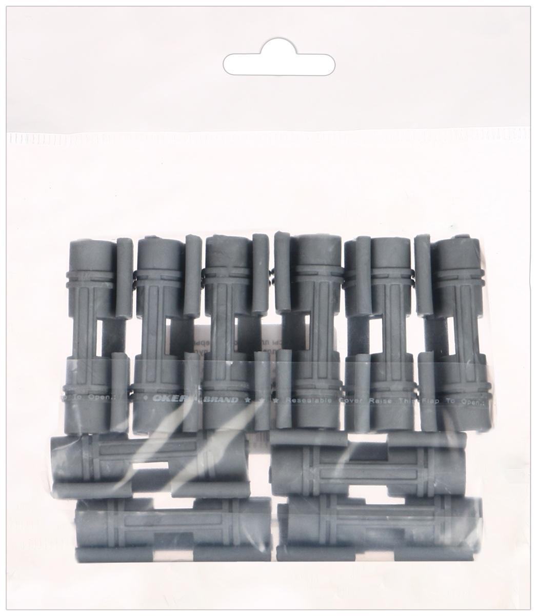 Зажим для крепления укрывного материала, d = 12 мм, набор 20 шт., серый