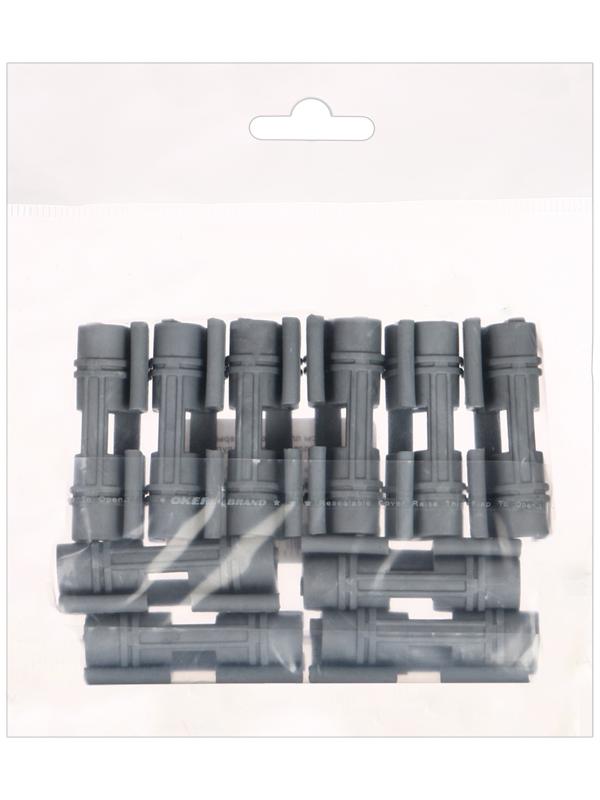 Зажим для крепления укрывного материала, d = 12 мм, набор 20 шт., серый