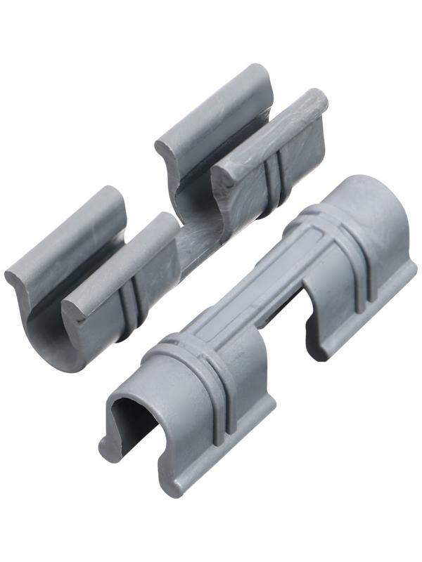 Зажим для крепления укрывного материала, d = 12 мм, набор 20 шт., серый