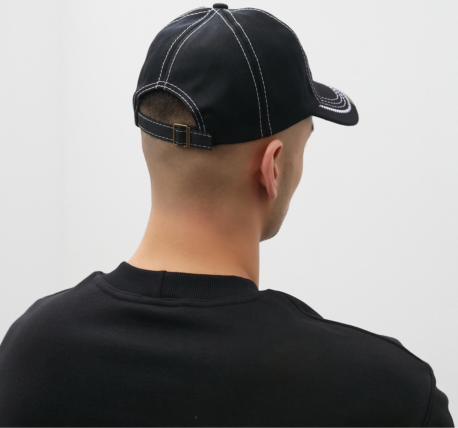 Кепка мужская MINAKU, цвет черный, р-р 56-58