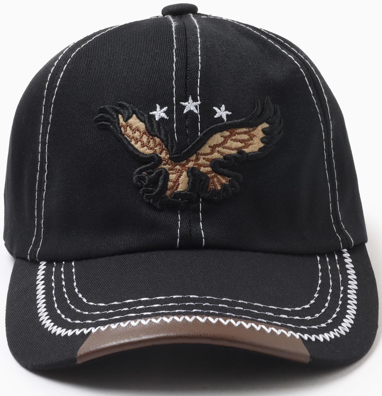 Кепка мужская MINAKU, цвет черный, р-р 56-58