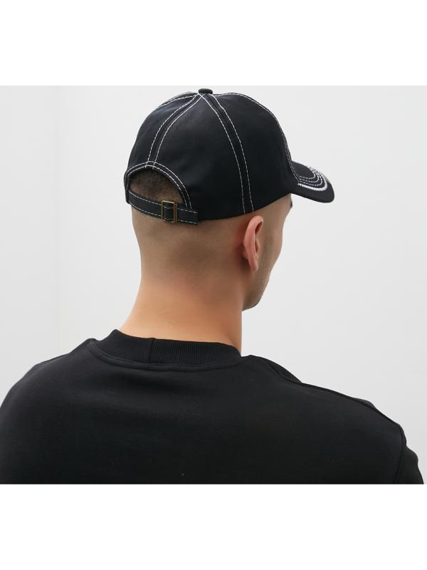 Кепка мужская MINAKU, цвет черный, р-р 56-58