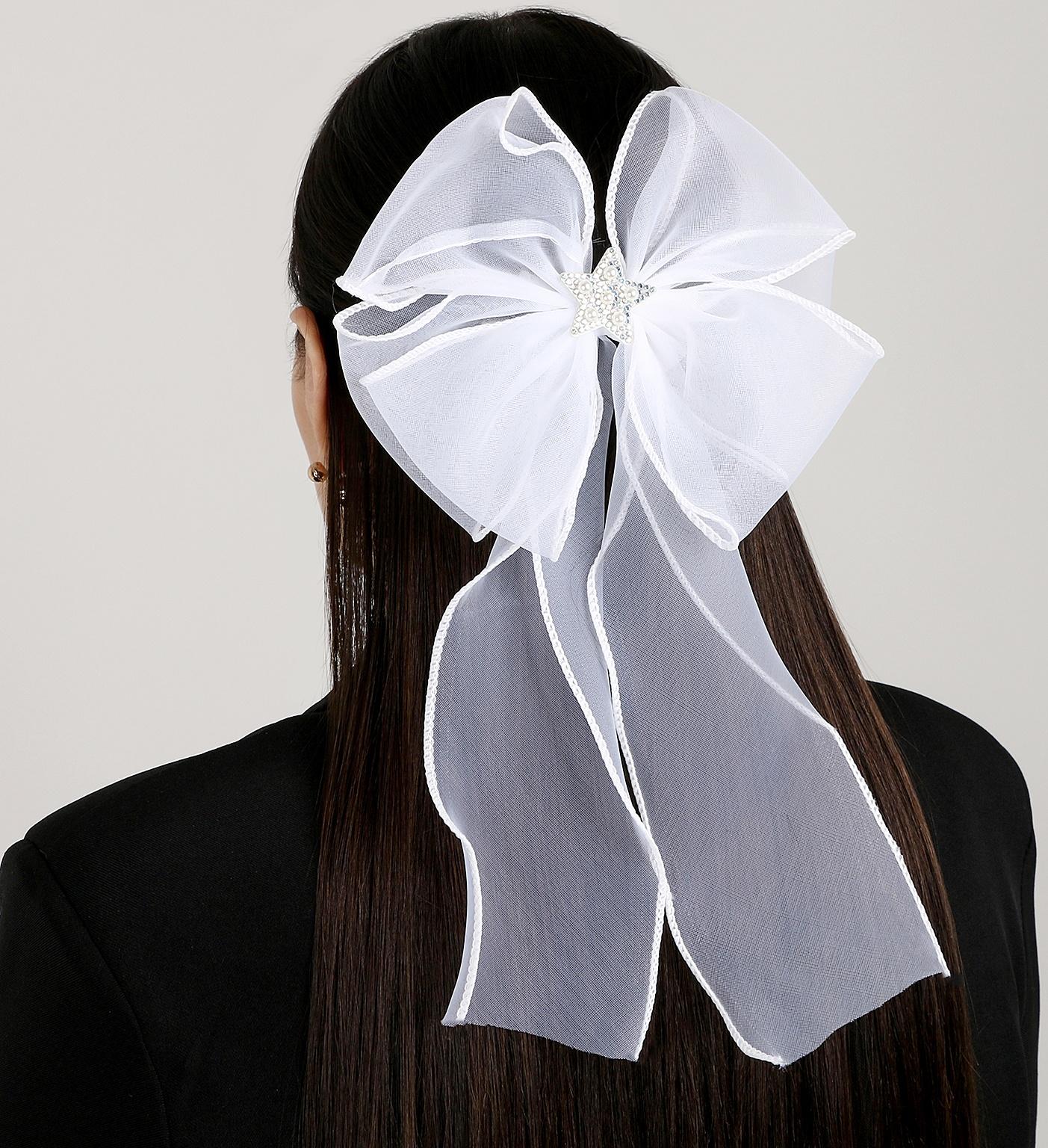 Карнавальный зажим «Бант» с декором-звездой