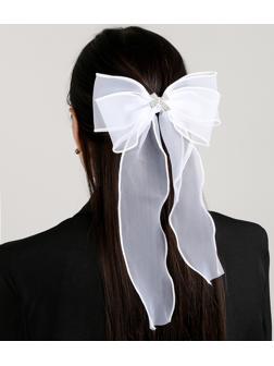 Карнавальный зажим «Бант» с декором-бабочкой