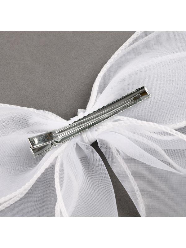 Карнавальный зажим «Бант» с декором-бабочкой