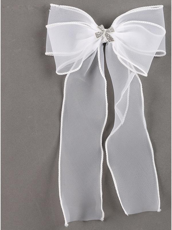 Карнавальный зажим «Бант» с декором-бабочкой