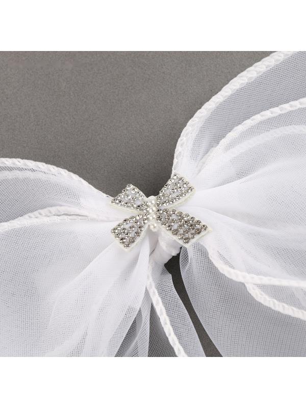 Карнавальный зажим «Бант» с декором-бабочкой