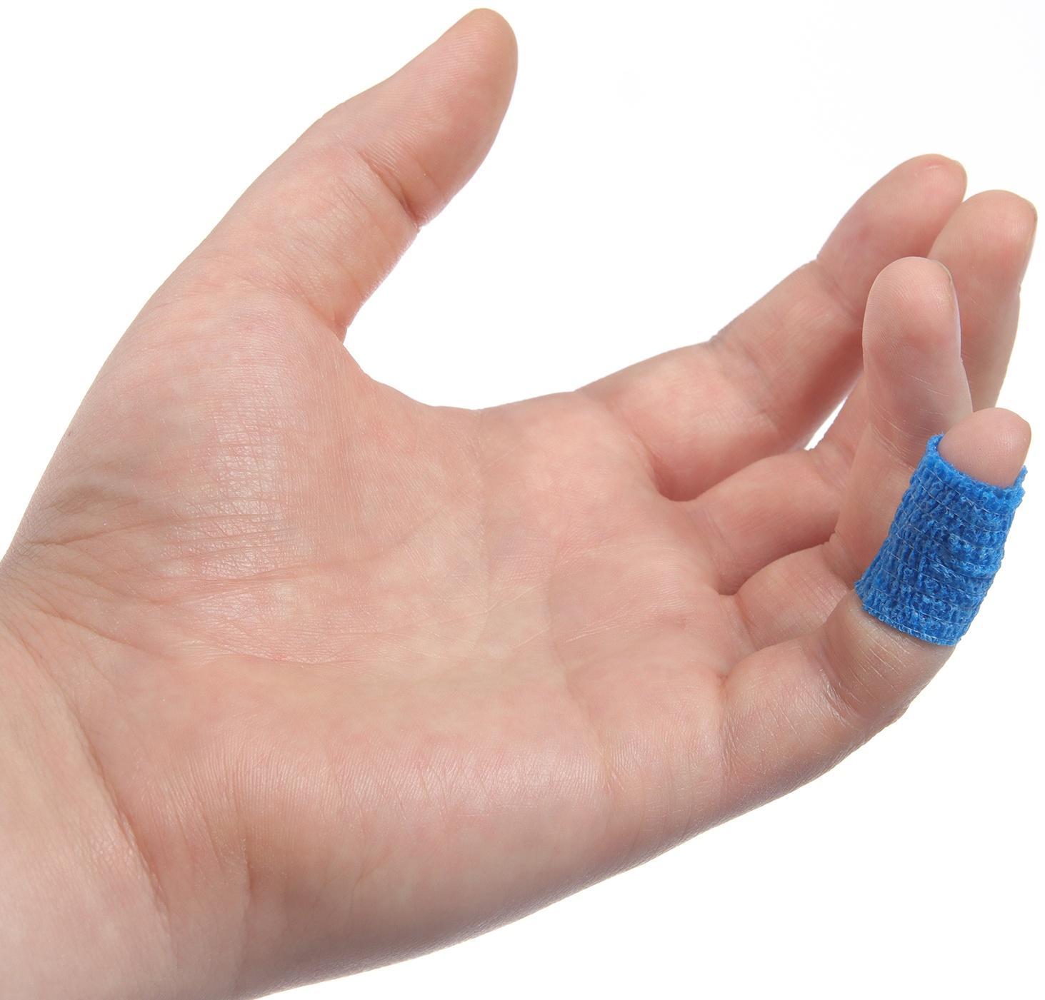 Бинт медицинский когезивный (самофиксирующийся) 2 см * 4,5 м синий