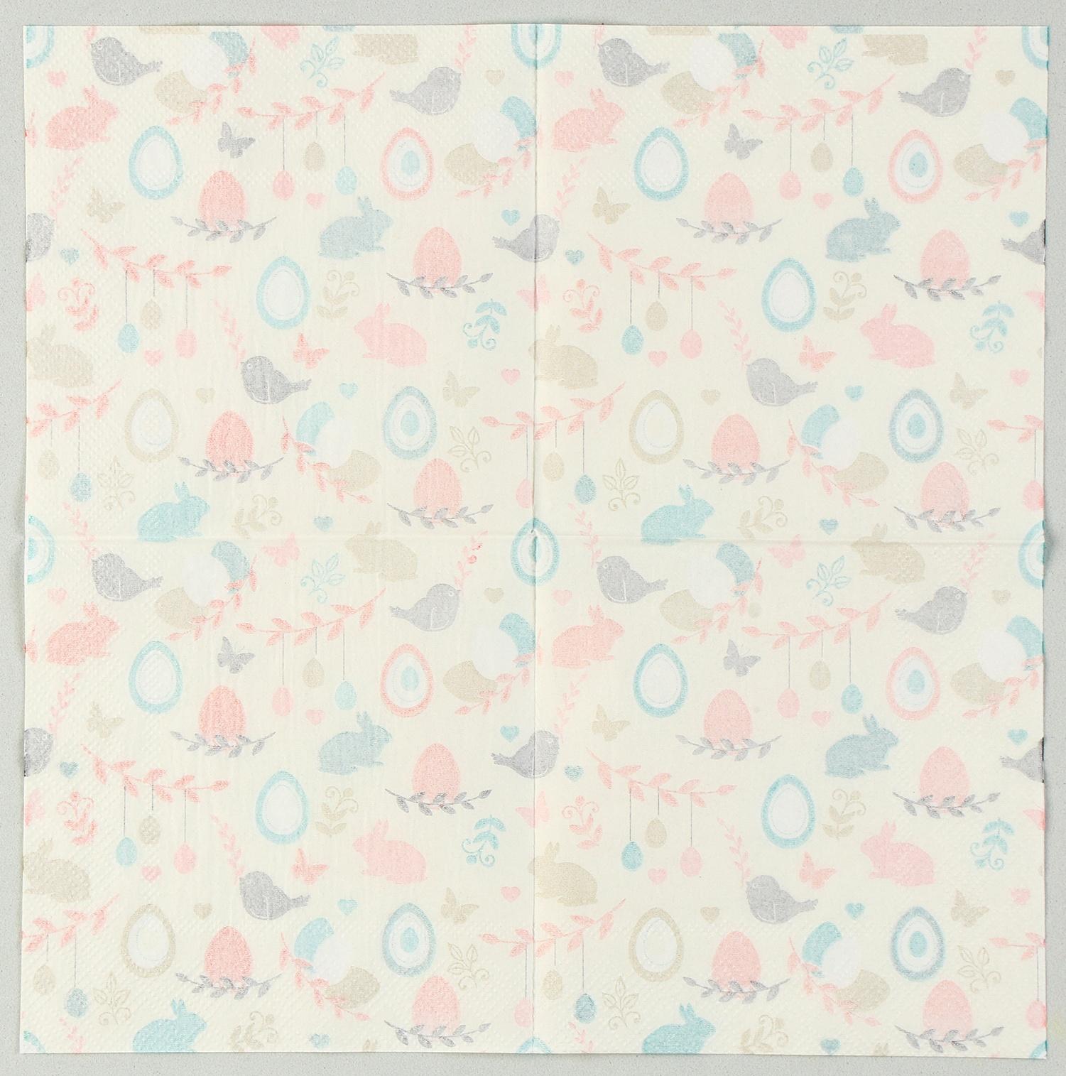 Салфетки бумажные «Пасха» 25х25 см, набор 20 шт.