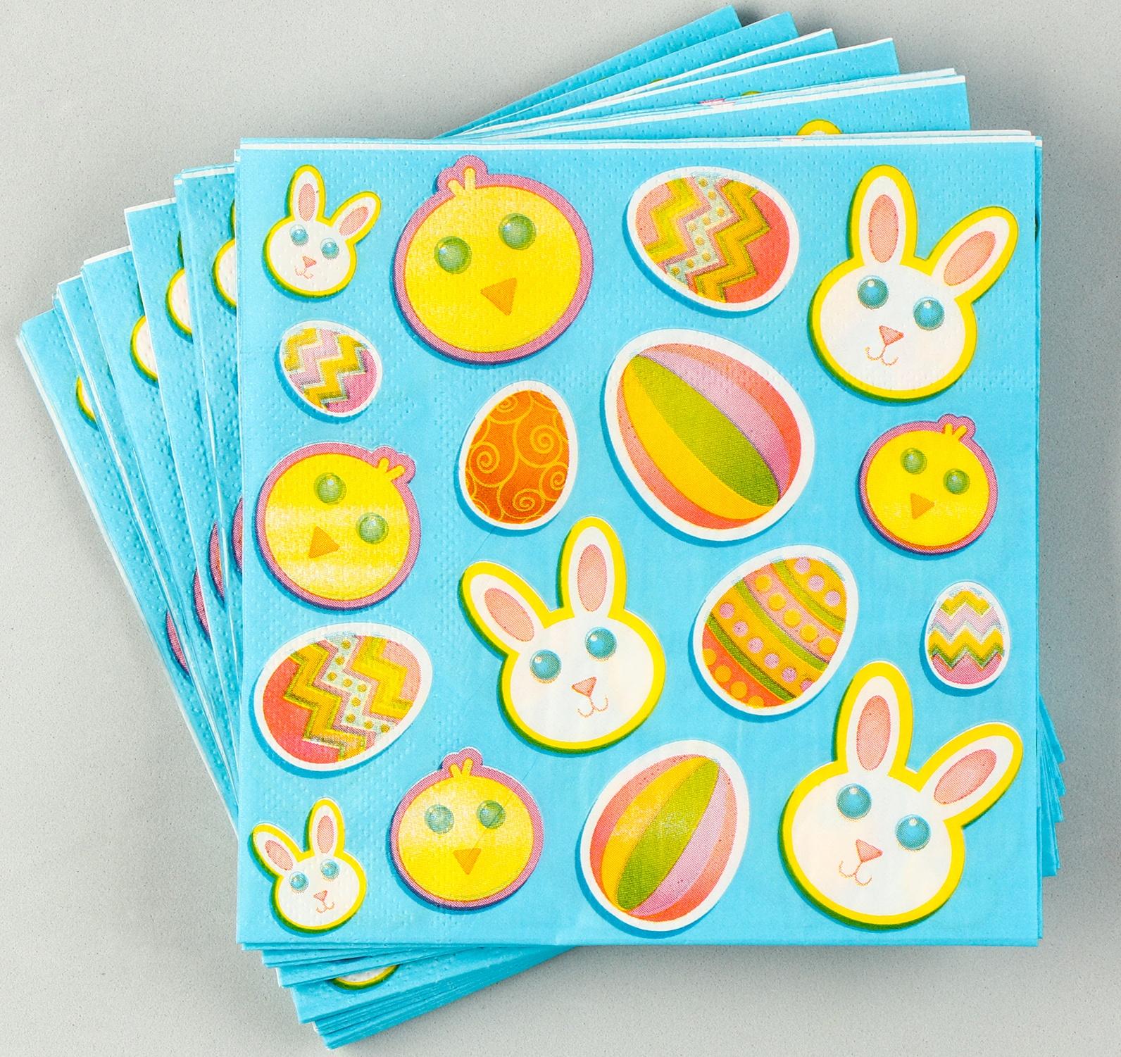 Салфетки бумажные «Пасха» 33х33 см, набор 20 шт.