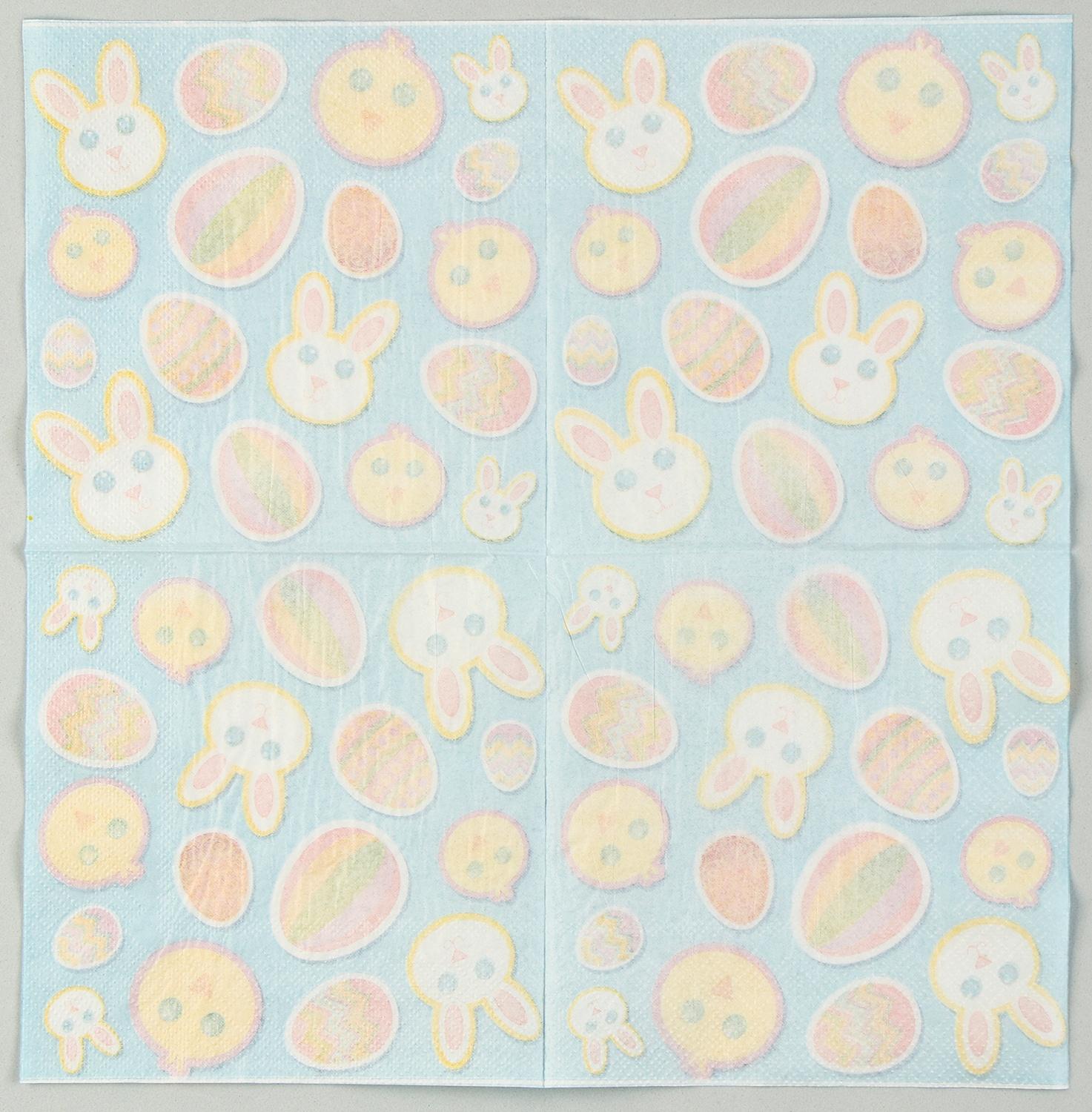 Салфетки бумажные «Пасха» 33х33 см, набор 20 шт.