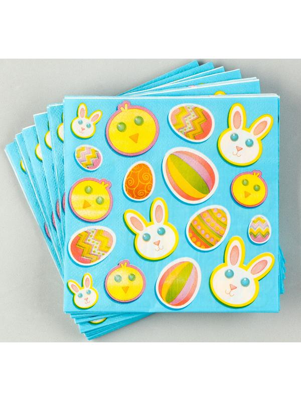 Салфетки бумажные «Пасха» 33х33 см, набор 20 шт.