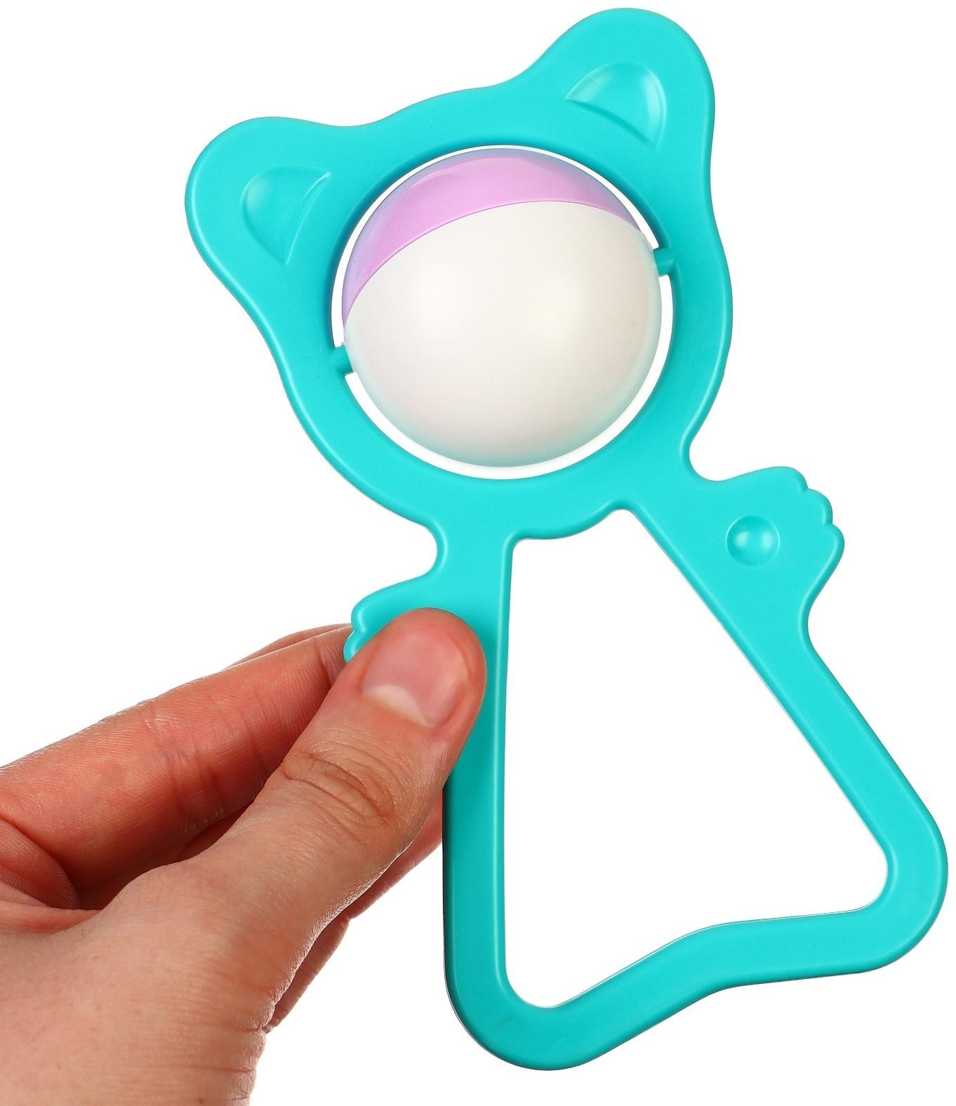 Погремушка «Потапыч», цвет МИКС, Аэлита