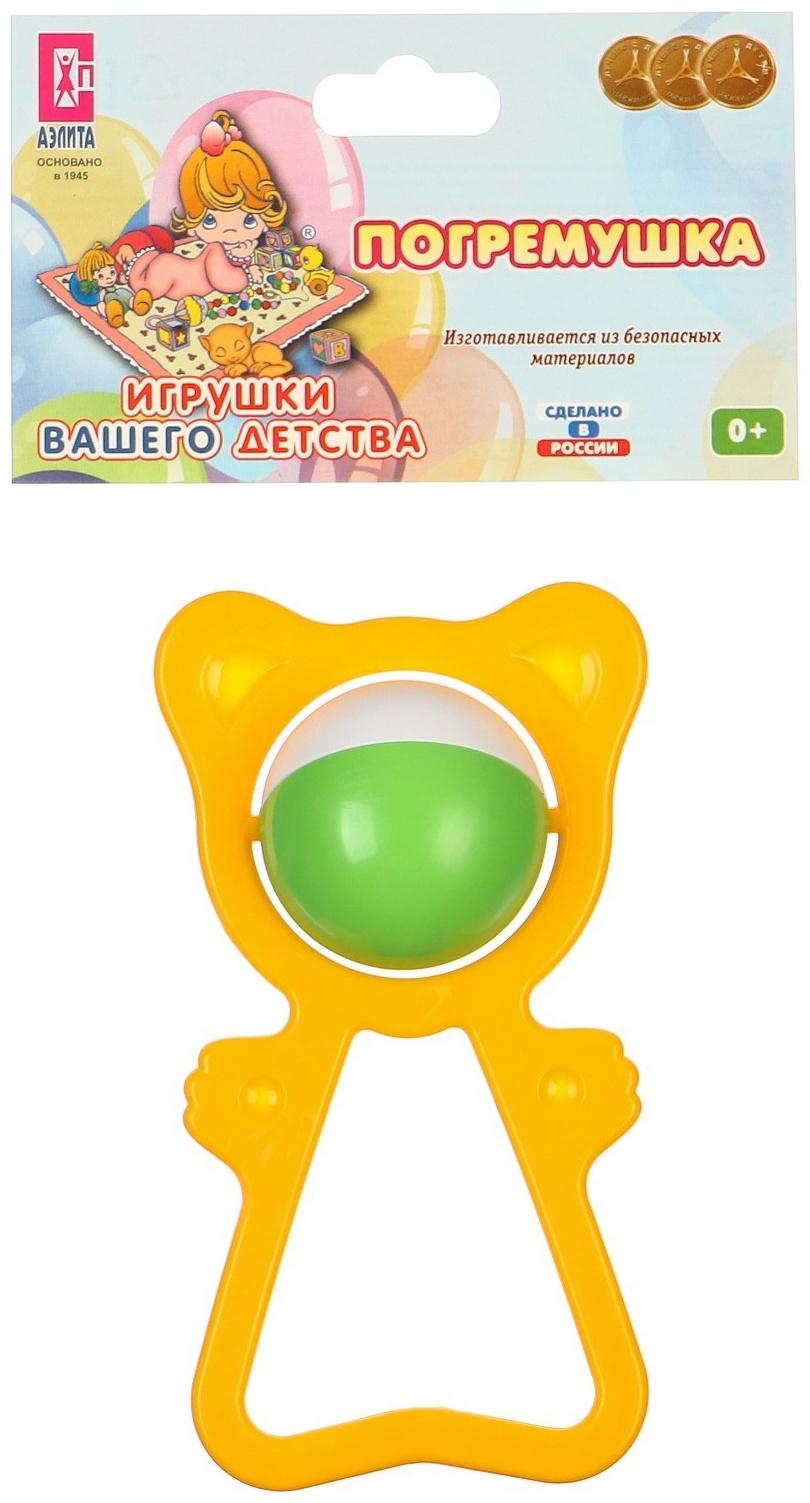 Погремушка «Потапыч», цвет МИКС, Аэлита