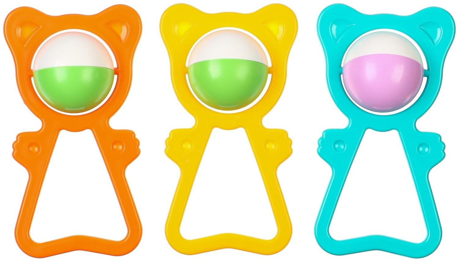 Погремушка «Потапыч», цвет МИКС, Аэлита