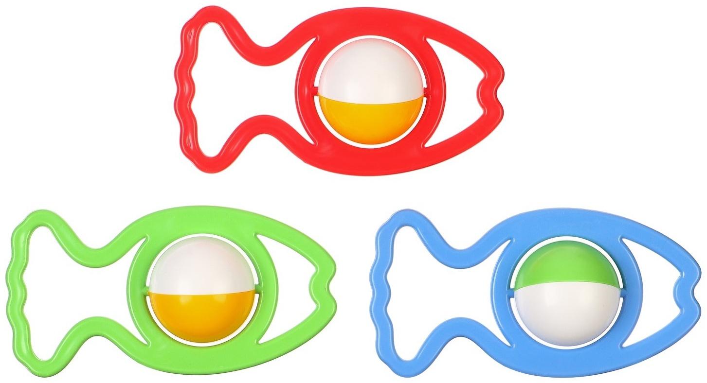 Погремушка «Рыбка», цвет МИКС, Аэлита