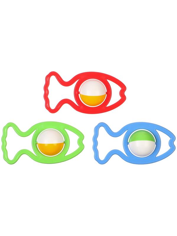 Погремушка «Рыбка», цвет МИКС, Аэлита