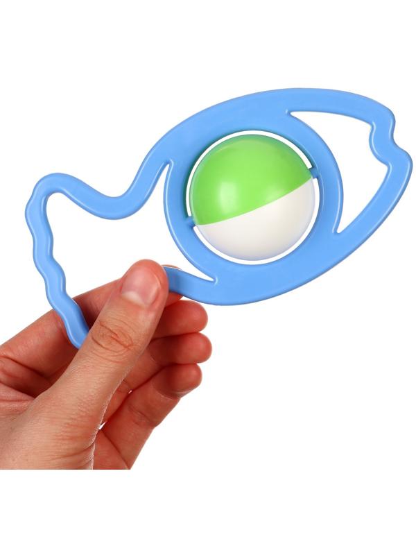 Погремушка «Рыбка», цвет МИКС, Аэлита