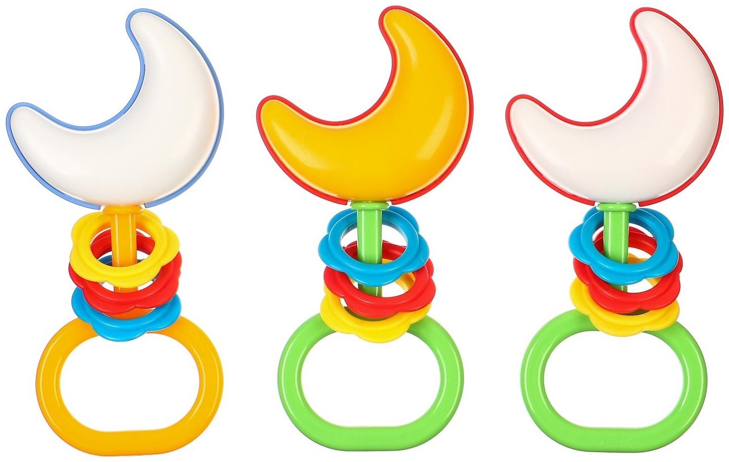 Погремушка «Месяц», цвет МИКС, Аэлита