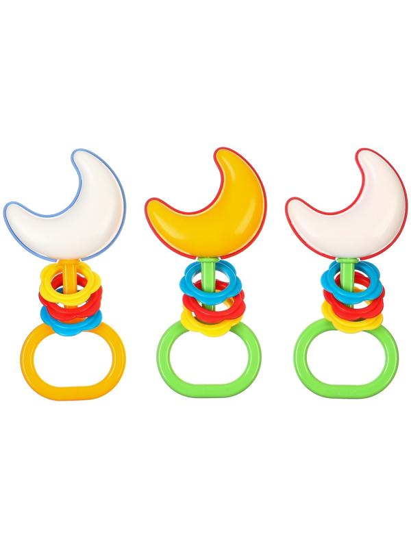 Погремушка «Месяц», цвет МИКС, Аэлита