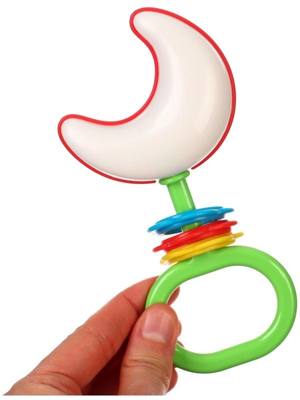 Погремушка «Месяц», цвет МИКС, Аэлита