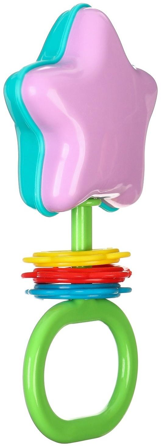 Погремушка «Звездочка», цвет МИКС, Аэлита