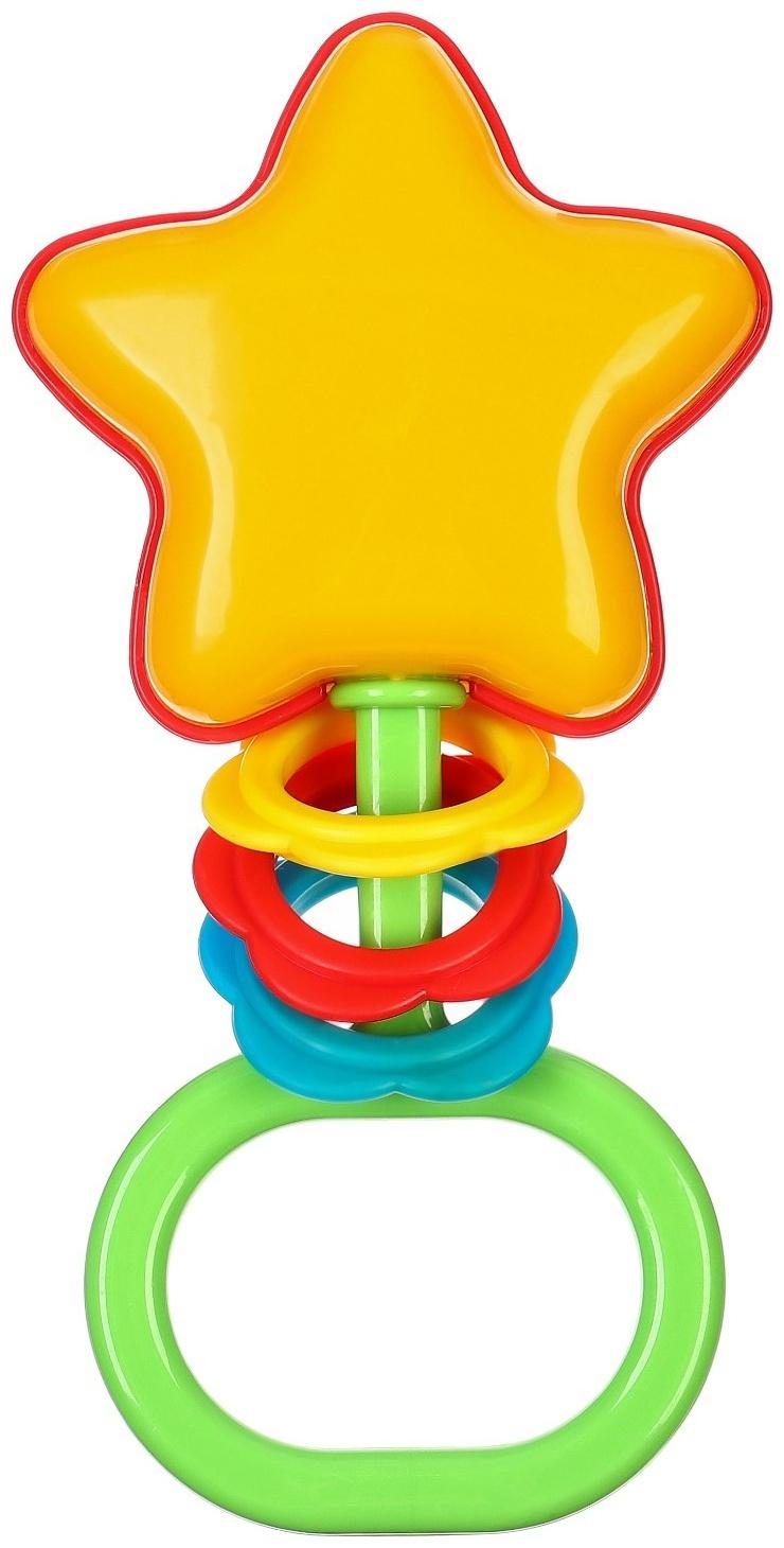 Погремушка «Звездочка», цвет МИКС, Аэлита