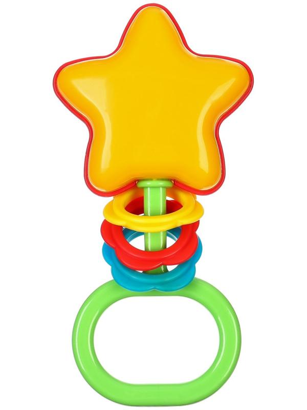 Погремушка «Звездочка», цвет МИКС, Аэлита