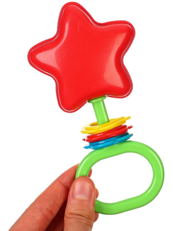 Погремушка «Звездочка», цвет МИКС, Аэлита