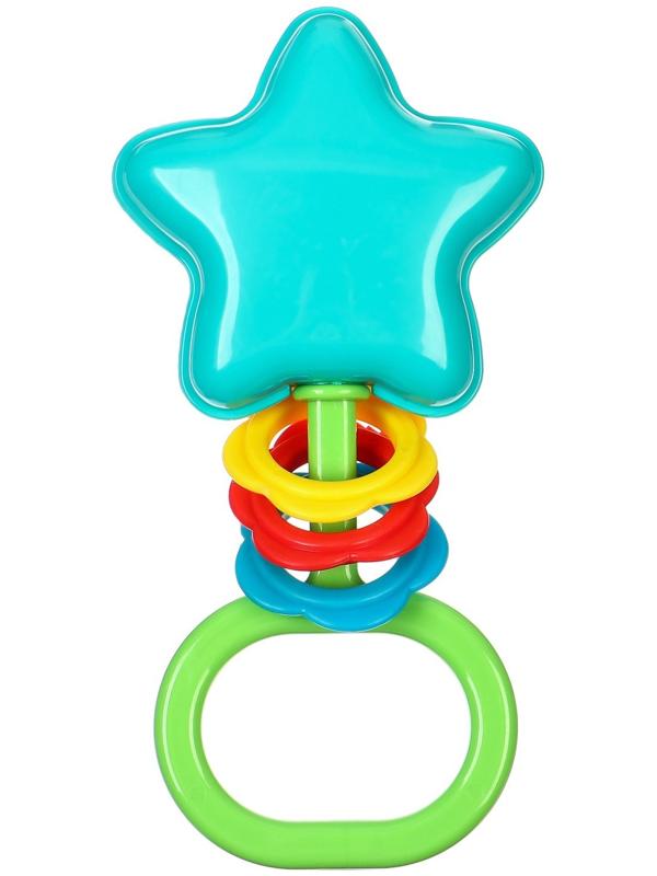 Погремушка «Звездочка», цвет МИКС, Аэлита