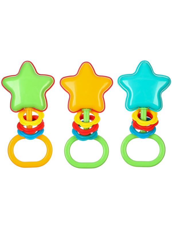 Погремушка «Звездочка», цвет МИКС, Аэлита