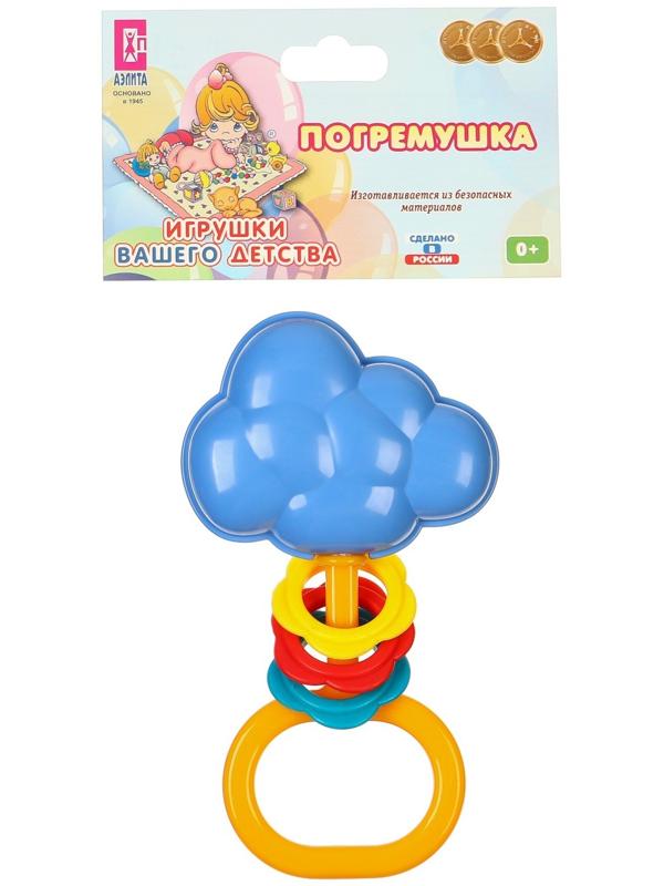 Погремушка «Облачко», цвет МИКС, Аэлита